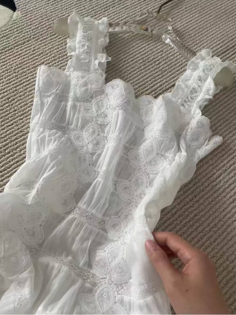 Doen White Lace Maxi Dress - Picture 11 of 16